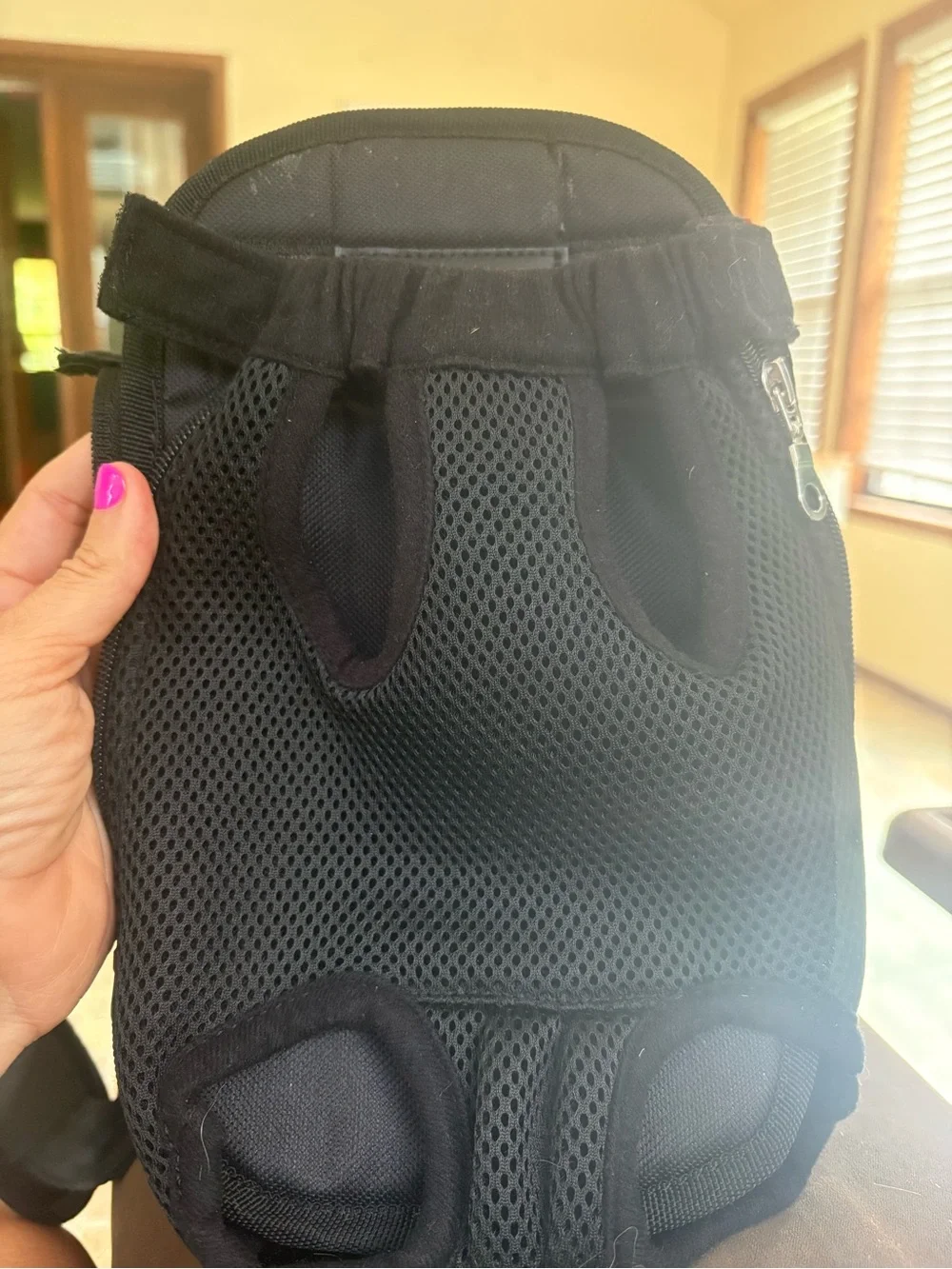 Pawaboo Black Front Pet Carrier Backpack